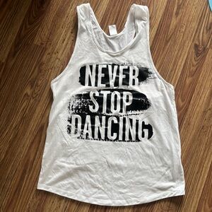White Zumba Tank Top